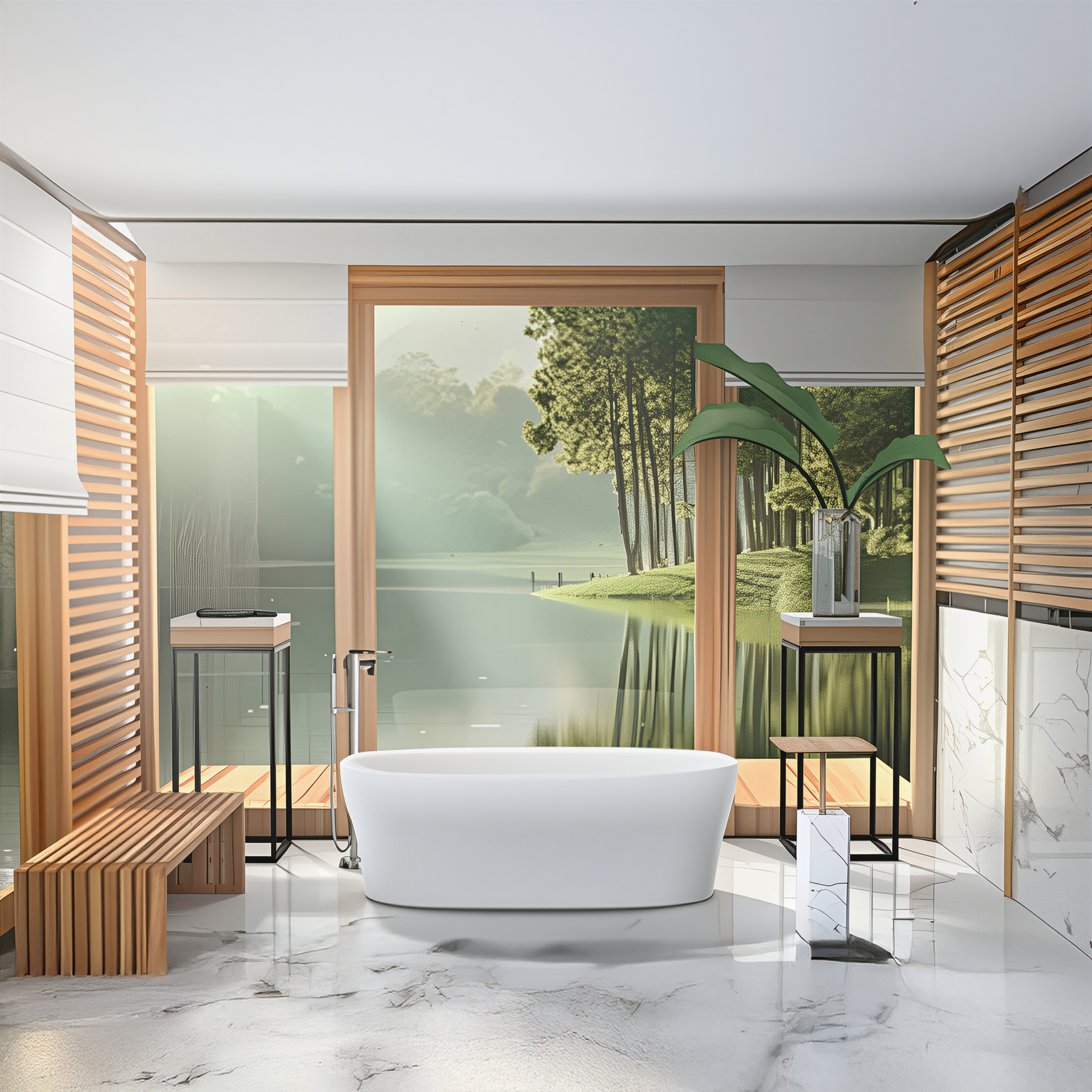 KOHLER KARING LITHOCAST FREESTANDING BATHTUB GLOSS WHITE (AVAILABLE IN 1600MM AND 1700MM)