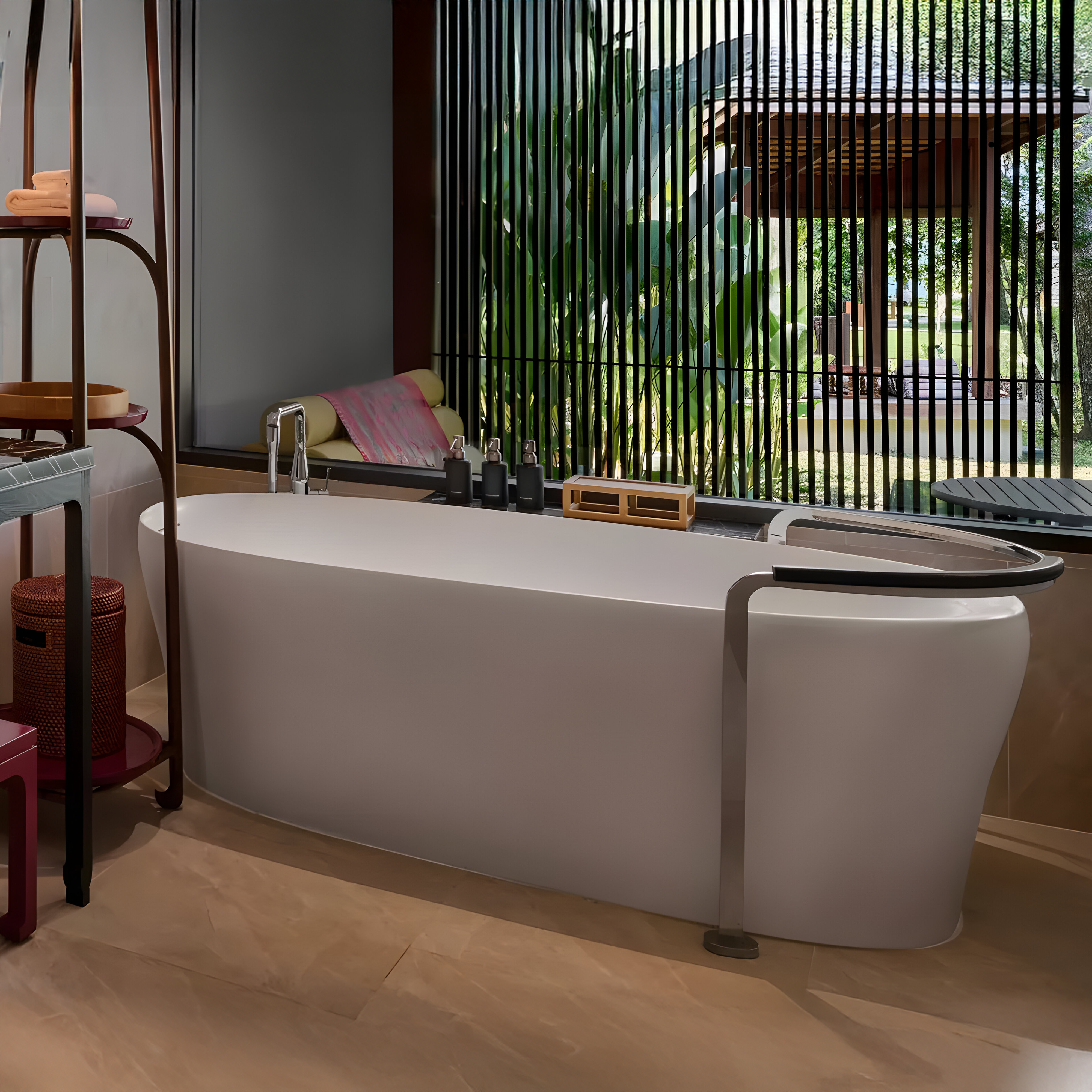 KOHLER KARING LITHOCAST FREESTANDING BATHTUB GLOSS WHITE (AVAILABLE IN 1600MM AND 1700MM)