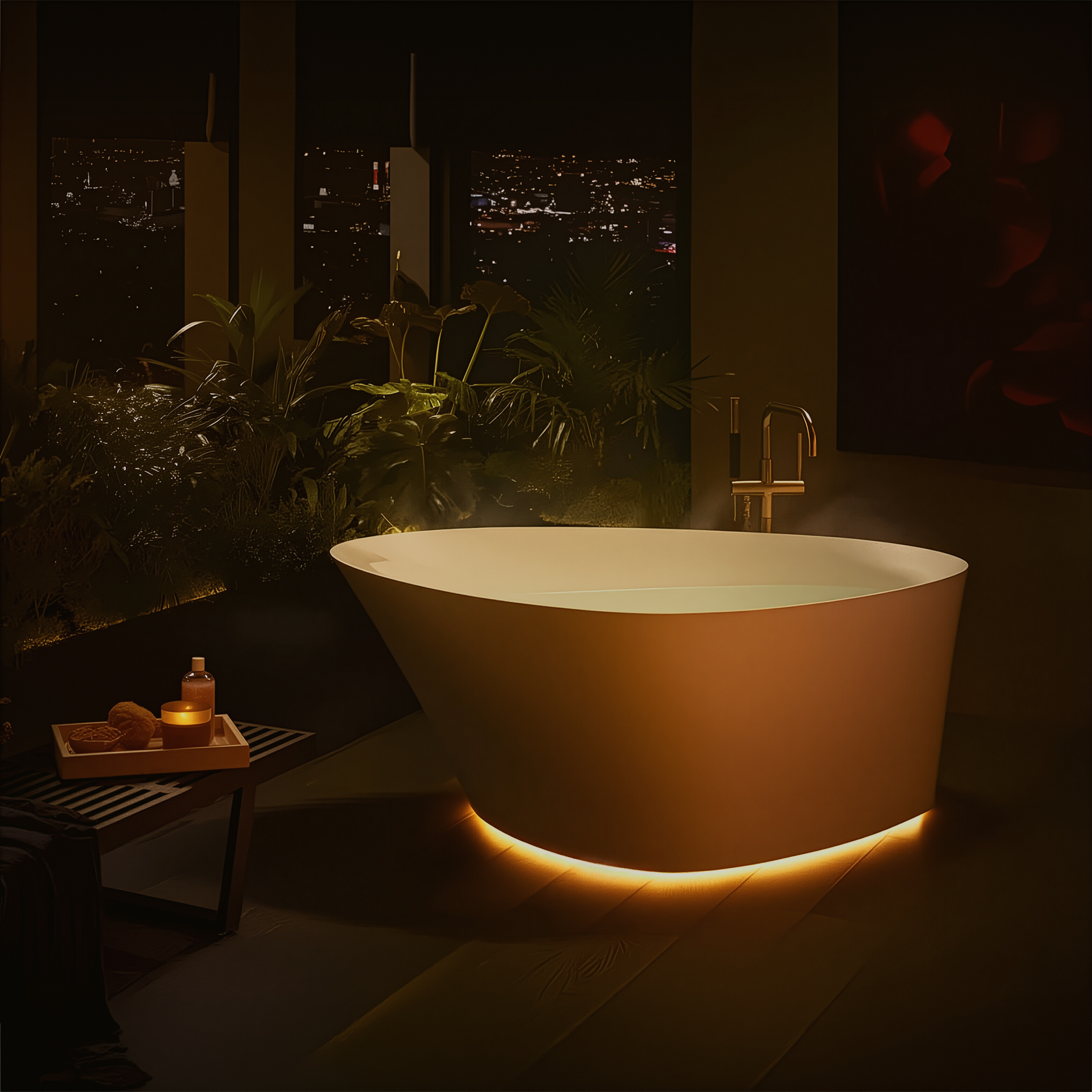 KOHLER VEIL LITHOCAST FREESTANDING BATHTUB GLOSS WHITE 1649MM