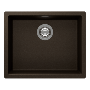 SCHOCK KAIA SINGLE BOWL LARGE KITCHEN SINK BRONZE 556MM