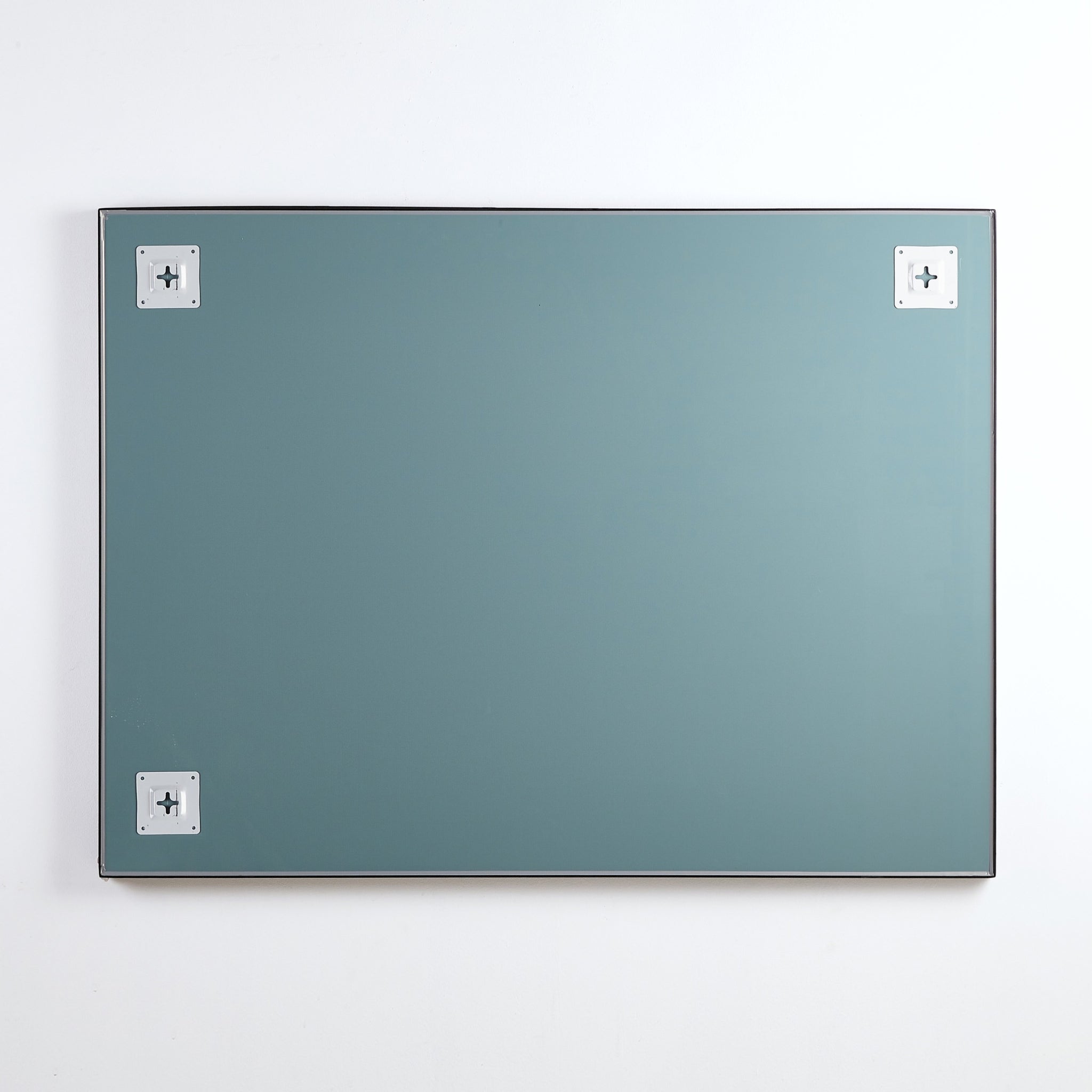 POSEIDON QUBIST RECTANGULAR MATTE BLACK FRAMED MIRROR 1200X900MM