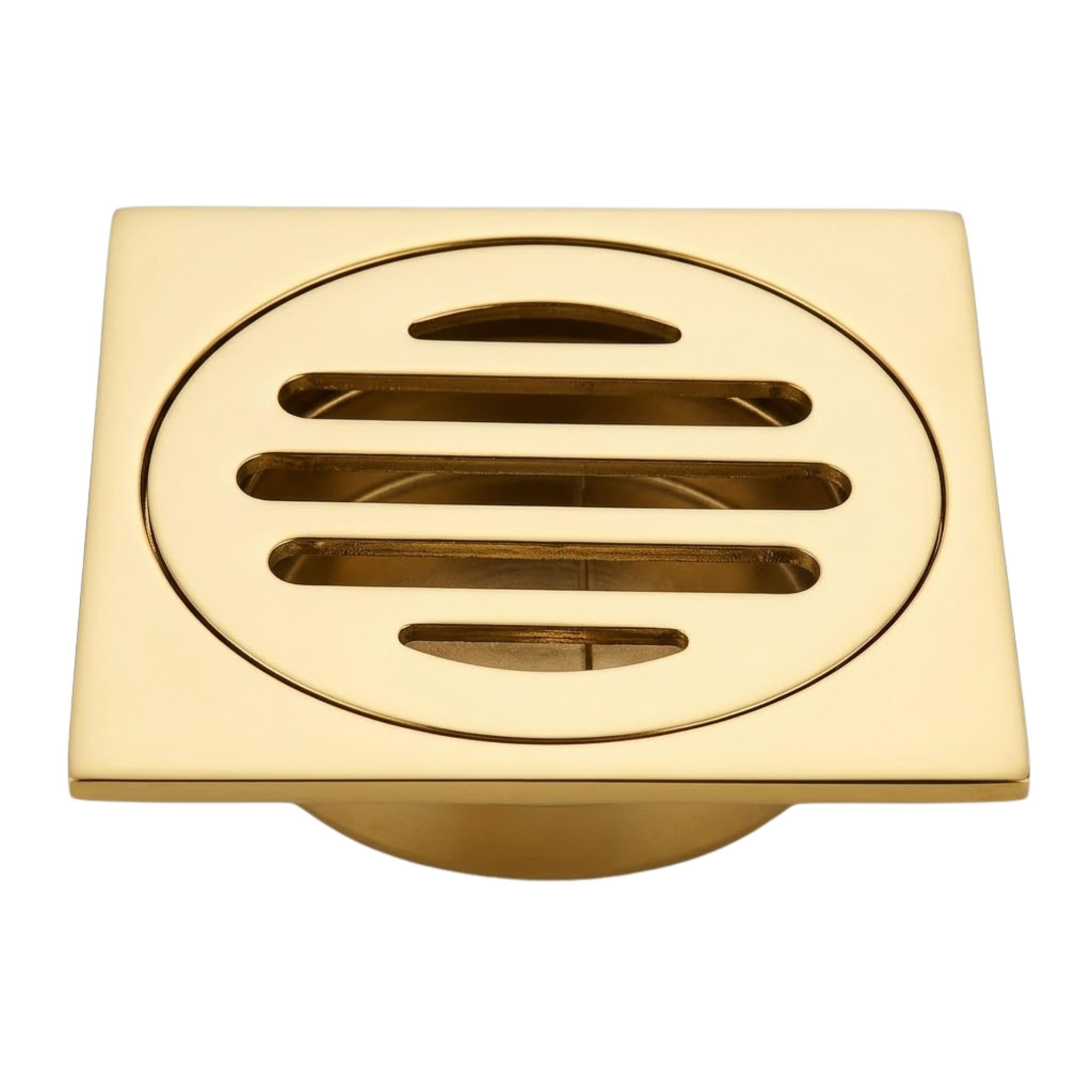 VITO SLOTTED FLOOR DRAIN GOLD (AVAILABLE IN 82MM AND 110MM)