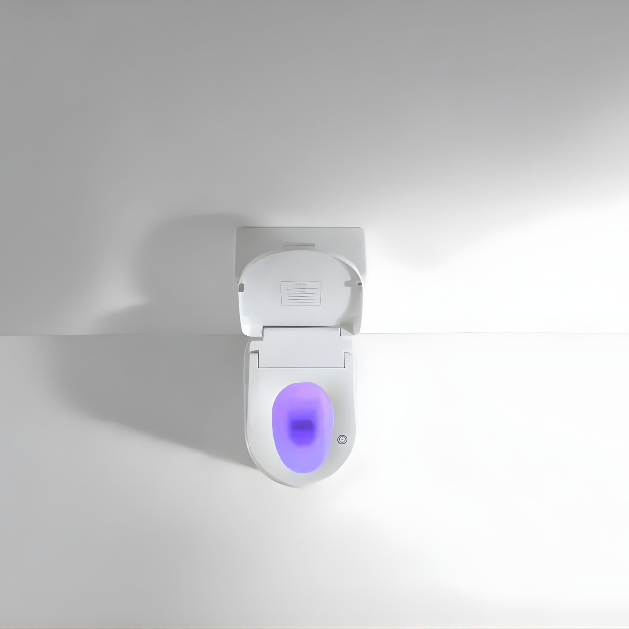 ZUMI KARE SMART BIDET SEAT WITH REMOTE CONTROL WHITE D-SHAPE