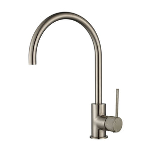 MODERN NATIONAL STAR MINI KITCHEN MIXER MIXER WITH KNURLED HANDLE 340MM BRUSHED NICKEL