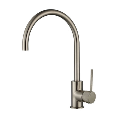 MODERN NATIONAL STAR MINI KITCHEN MIXER MIXER WITH KNURLED HANDLE 340MM BRUSHED NICKEL