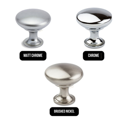 MODULR KNOB HANDLE MATTE CHROME