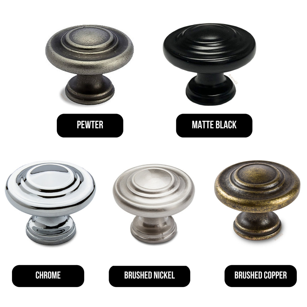 MODULR KNOB HANDLE 33MM PEWTER