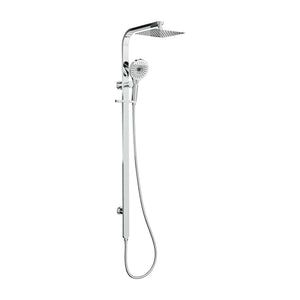 LINSOL OCEANJET TWIN SHOWER WITH LONG RAIL 1271MM CHROME