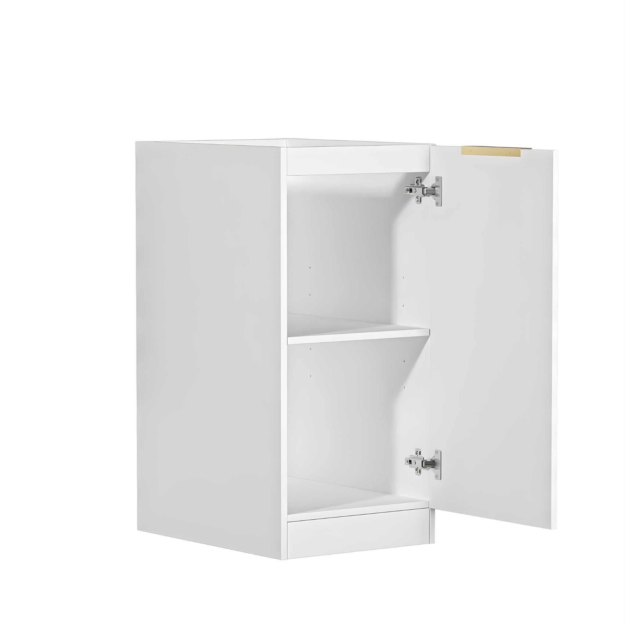OTTI NOOSA MATTE WHITE 430MM MINI LAUNDRY CABINET WITH STONE TOP & SINK