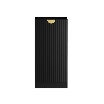 OTTI MARLO MATTE BLACK 415MM BASE LAUNDRY CABINET WITH INTERNAL DRAWER