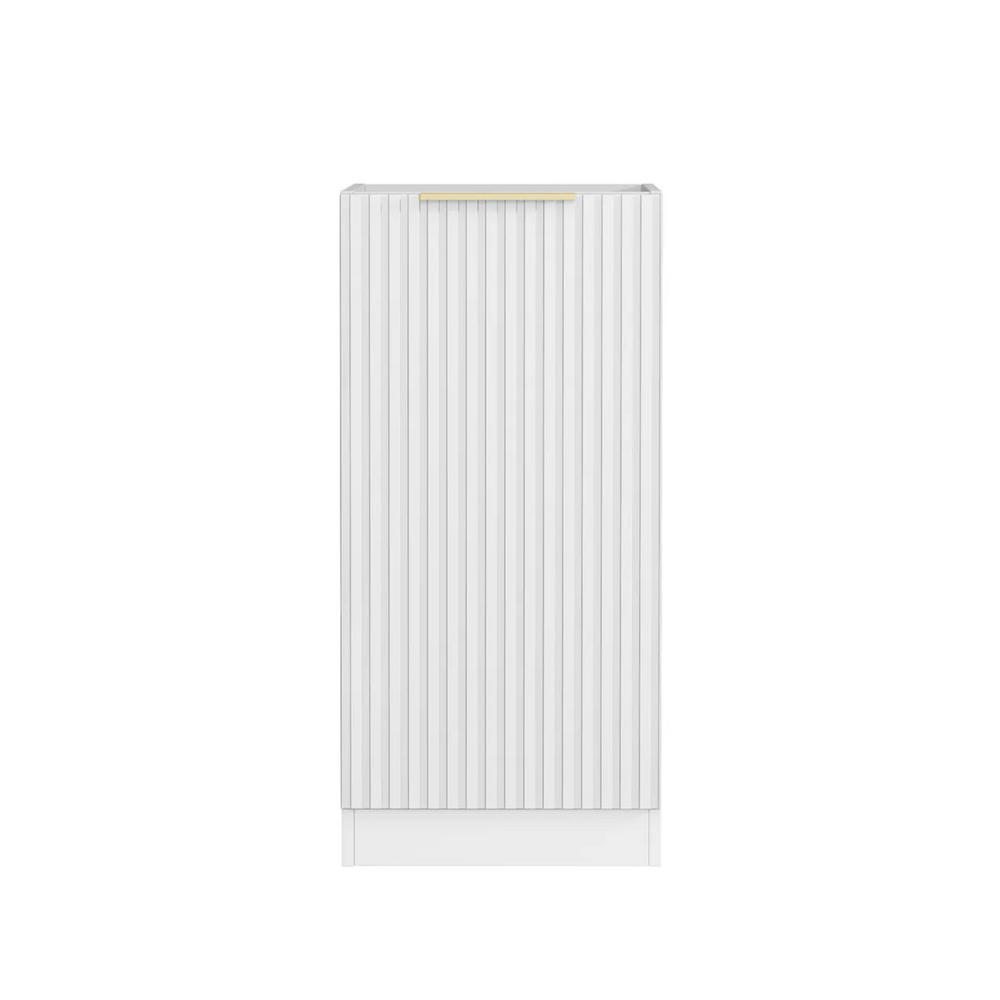 OTTI NOOSA MATTE WHITE FLUTED 415MM BASE LAUNDRY CABINET