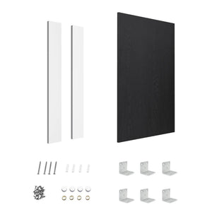 OTTI BYRON BLACK OAK 580MM LAUNDRY FLOOR CABINET END PANEL WITH INSTALLATION KIT