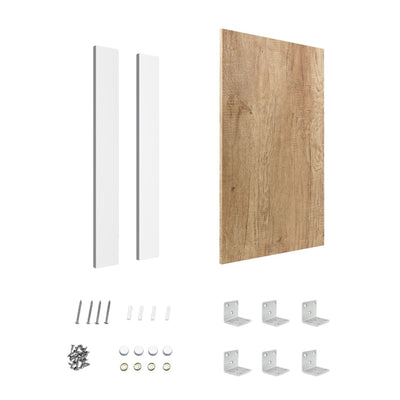 OTTI BYRON NATURAL OAK 580MM LAUNDRY FLOOR CABINET END PANEL WITH INSTALLATION KIT