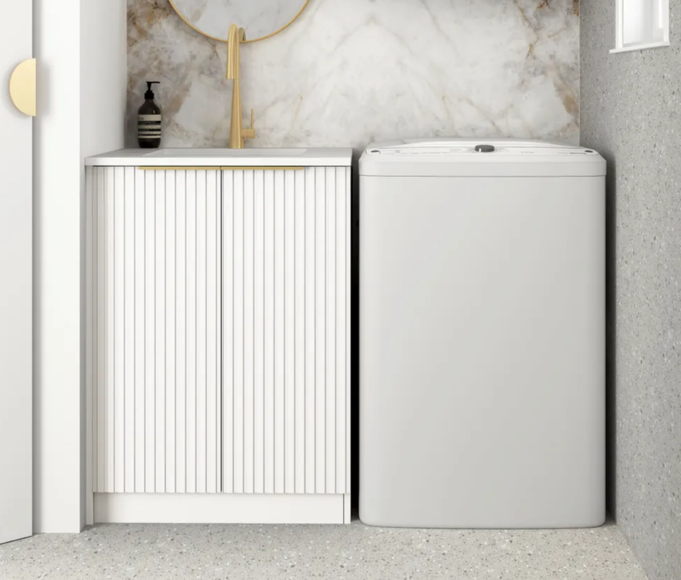 OTTI NOOSA MATTE WHITE 650MM BASE LAUNDRY CABINET