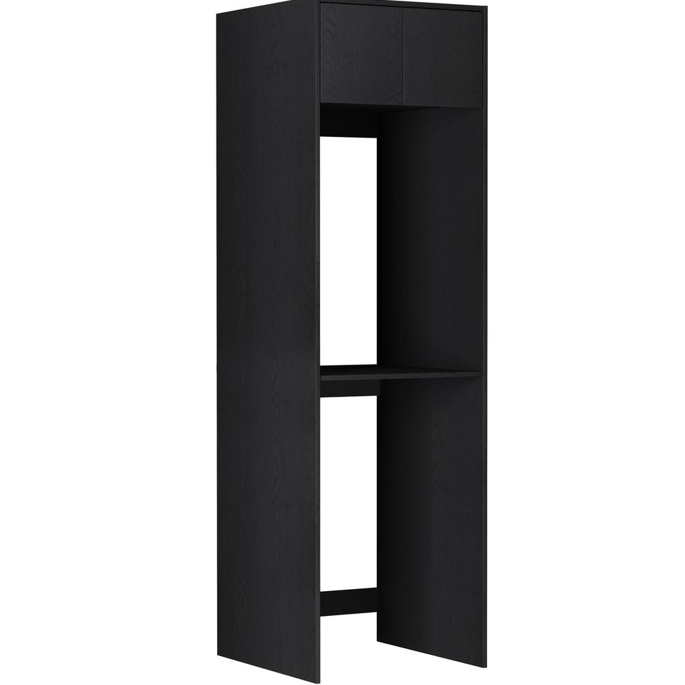 OTTI BYRON BLACK OAK 2100MM LAUNDRY TALL WASHING MACHINE CABINET
