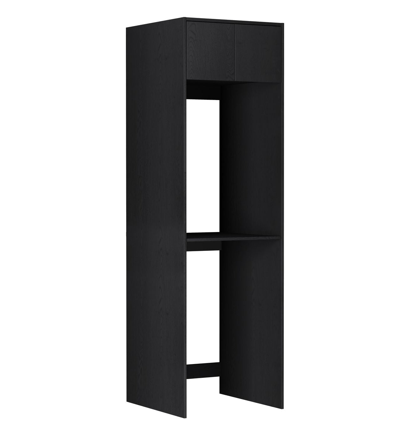 OTTI BYRON BLACK OAK 2100MM LAUNDRY TALL WASHING MACHINE CABINET