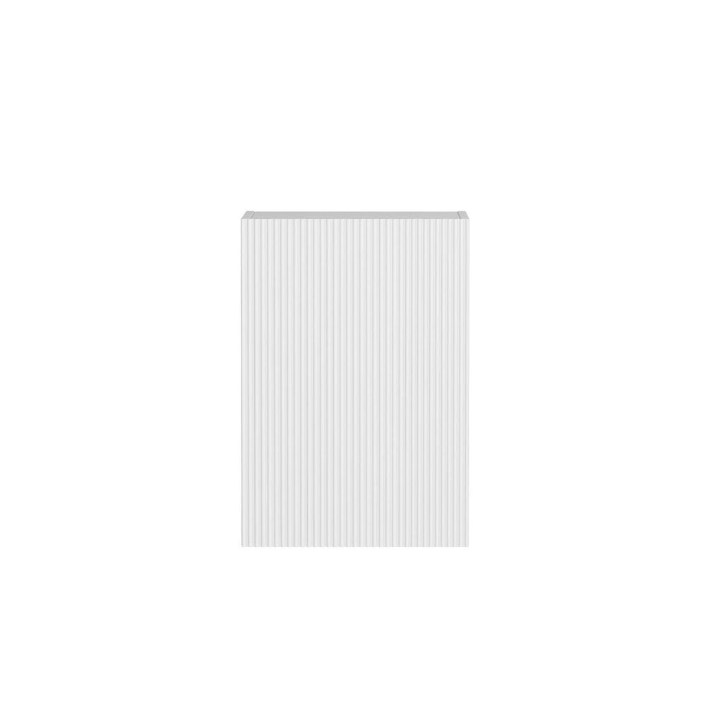 OTTI BONDI MATTE WHITE FLUTED 415MM WALL LAUNDRY CABINET
