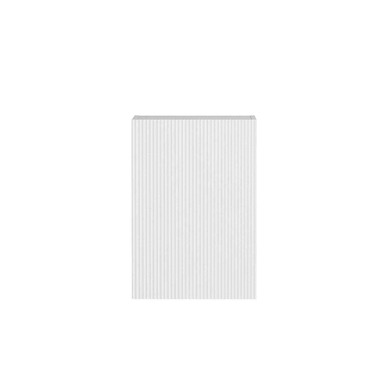 OTTI BONDI MATTE WHITE FLUTED 415MM WALL LAUNDRY CABINET