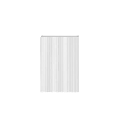 OTTI BONDI MATTE WHITE FLUTED 415MM WALL LAUNDRY CABINET