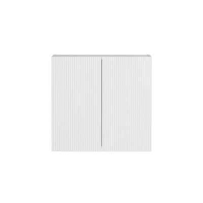 OTTI BONDI MATTE WHITE FLUTED 630MM WALL LAUNDRY CABINET