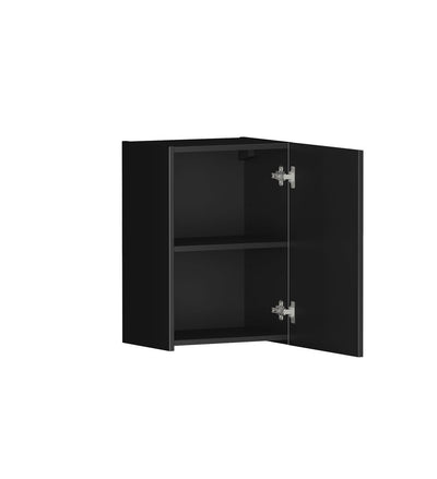 OTTI HAMPSHIRE MATTE BLACK 415MM WALL LAUNDRY CABINET