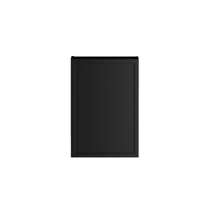 OTTI HAMPSHIRE MATTE BLACK 415MM WALL LAUNDRY CABINET