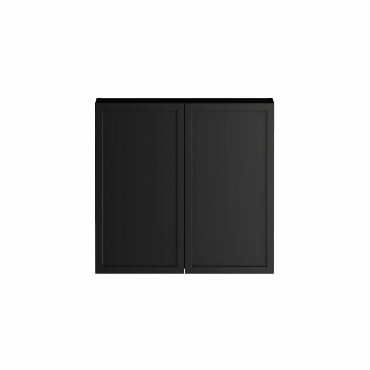 OTTI HAMPSHIRE MATTE BLACK 630MM WALL LAUNDRY CABINET