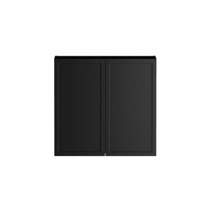 OTTI HAMPSHIRE MATTE BLACK 630MM WALL LAUNDRY CABINET