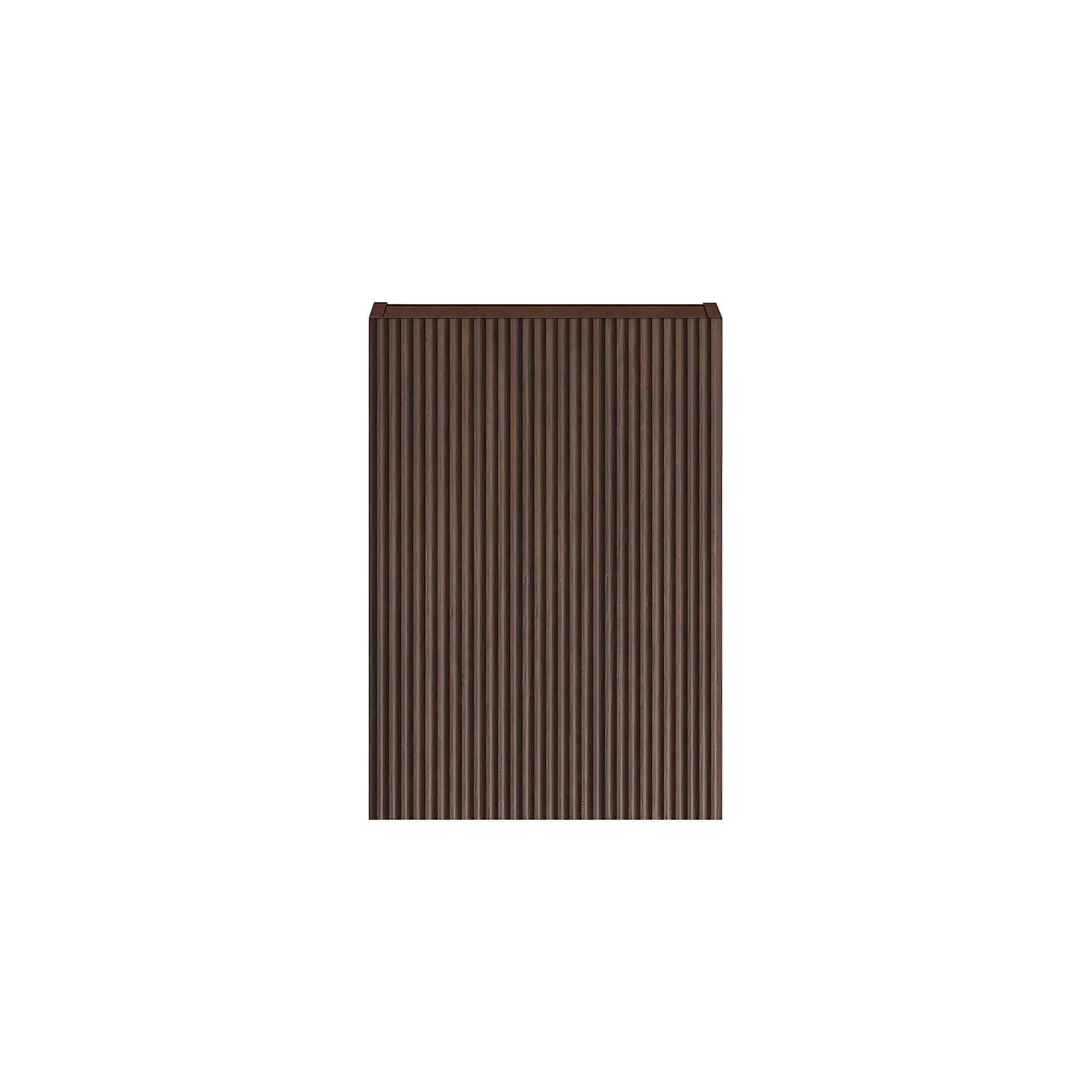 OTTI HAVANA SABLE WALNUT FLUTED 415MM WALL LAUNDRY CABINET