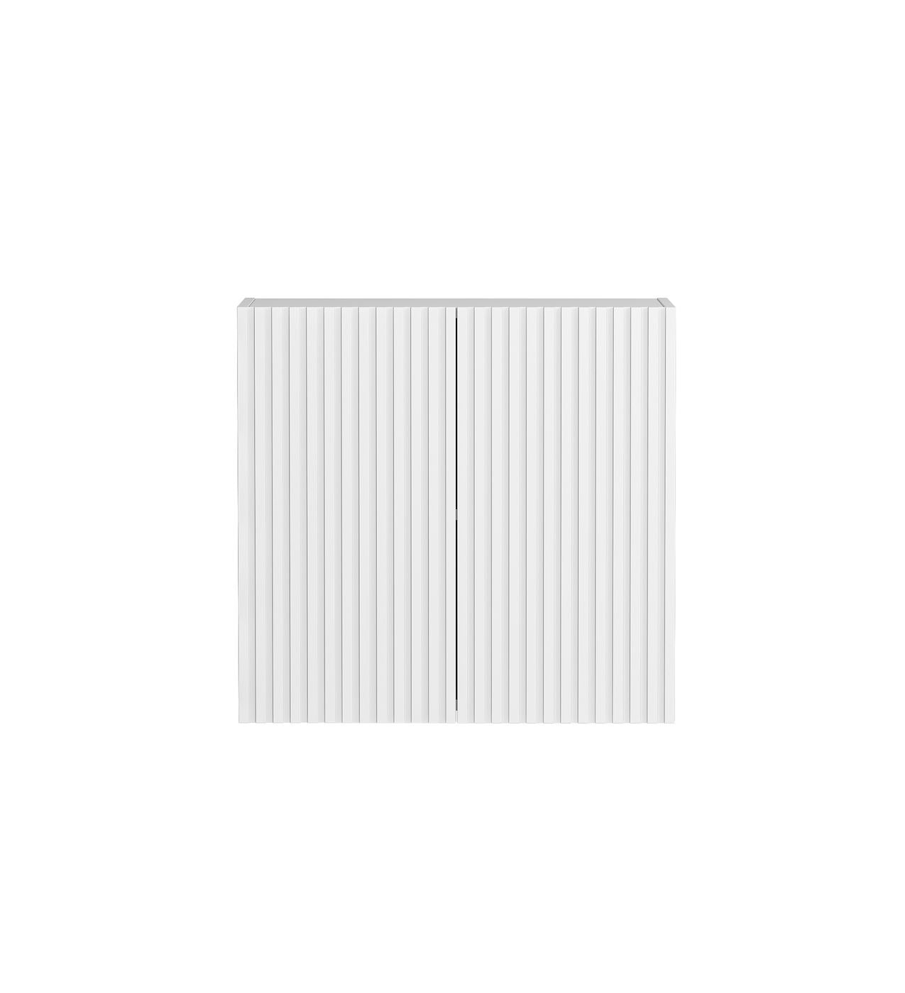 OTTI NOOSA MATTE WHITE FLUTED 630MM WALL LAUNDRY CABINET
