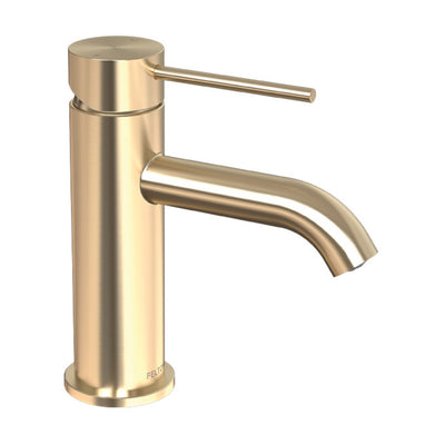 FELTON LINEA BASIN MIXER 165MM BRUSHED GUN METAL
