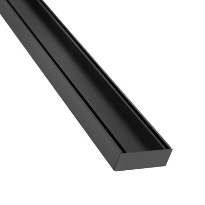 AQUAPERLA TILE INSERT GRATES BLACK 100MM