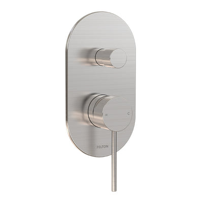 FELTON LINEA DIVERTER MIXER 224MM BRUSHED NICKEL