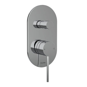 FELTON LINEA DIVERTER MIXER 224MM CHROME