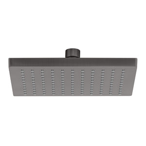 PHOENIX LEXI SHOWER ROSE SQUARE 200MM BRUSHED CARBON