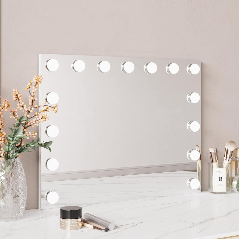 MERCIO LUNA FRAMELESS LED FRONTLIT MAKEUP MIRROR 580X450MM