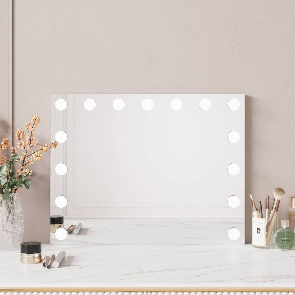MERCIO LUNA FRAMELESS LED FRONTLIT MAKEUP MIRROR 580X450MM