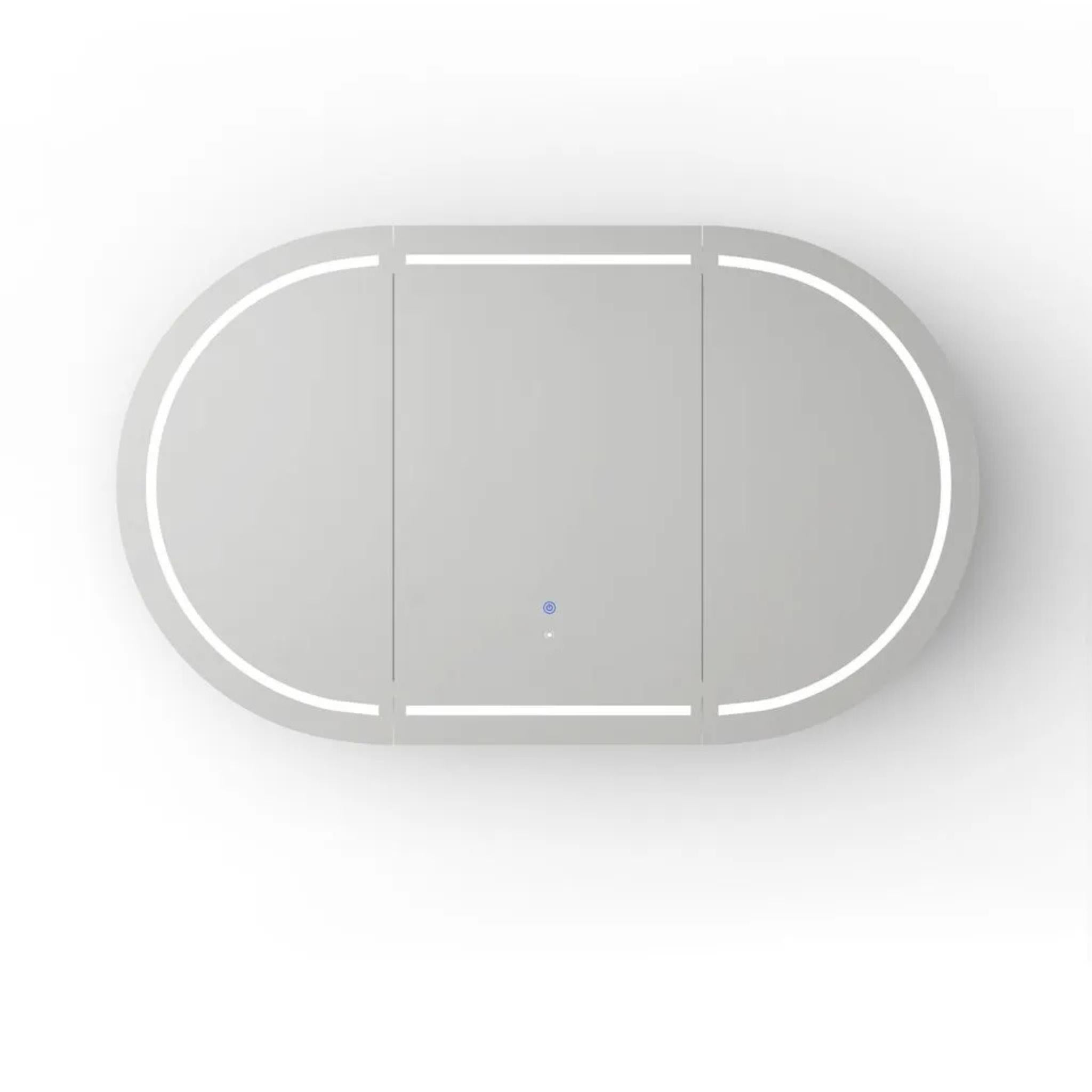 OTTI BONDI BLACK OAK LED SHAVING CABINET WITH POWERPOINT 1500X900MM