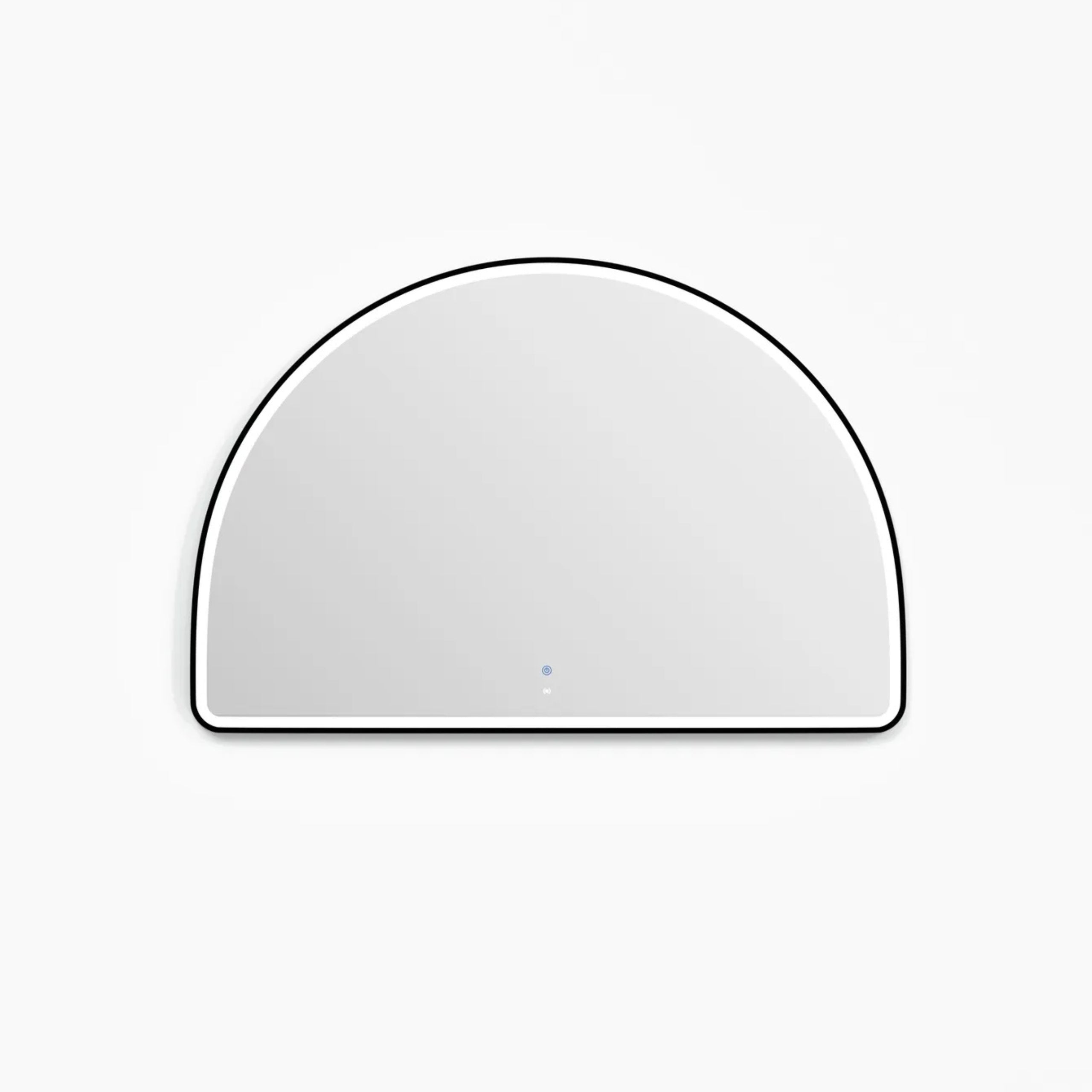 OTTI MOONLIGHT ARCHIE METAL FRAMED LED MIRROR BLACK 1500X1000MM