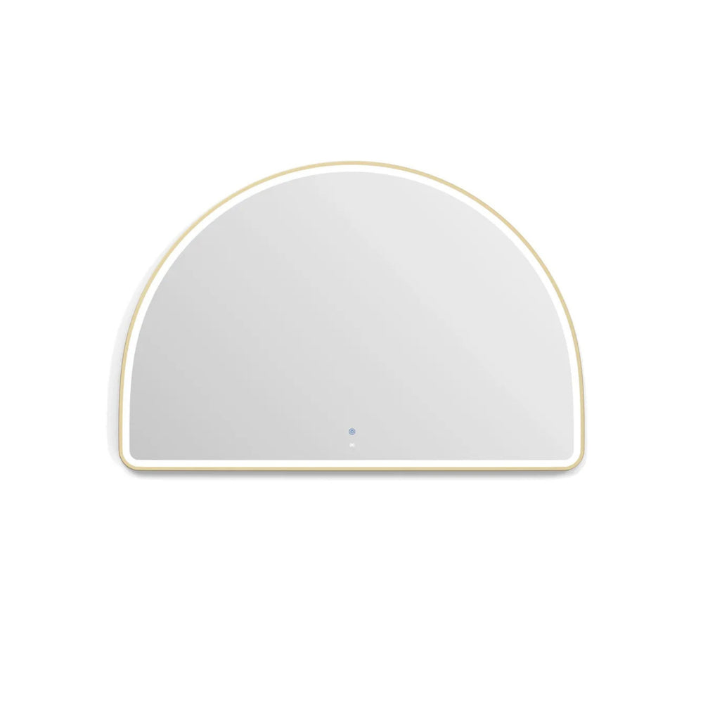 OTTI MOONLIGHT ARCHIE METAL FRAMED LED MIRROR GOLD 1500X1000MM