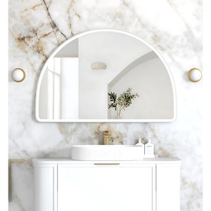 OTTI MOONLIGHT ARCHIE METAL FRAMED LED MIRROR WHITE 1200X800MM