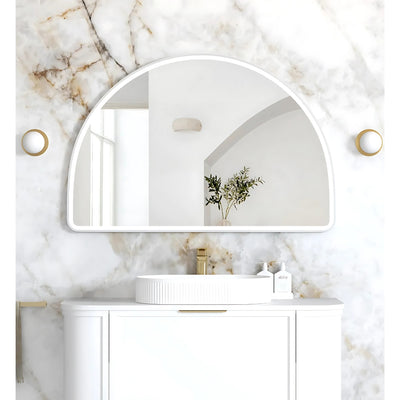 OTTI MOONLIGHT ARCHIE METAL FRAMED LED MIRROR WHITE 1200X800MM