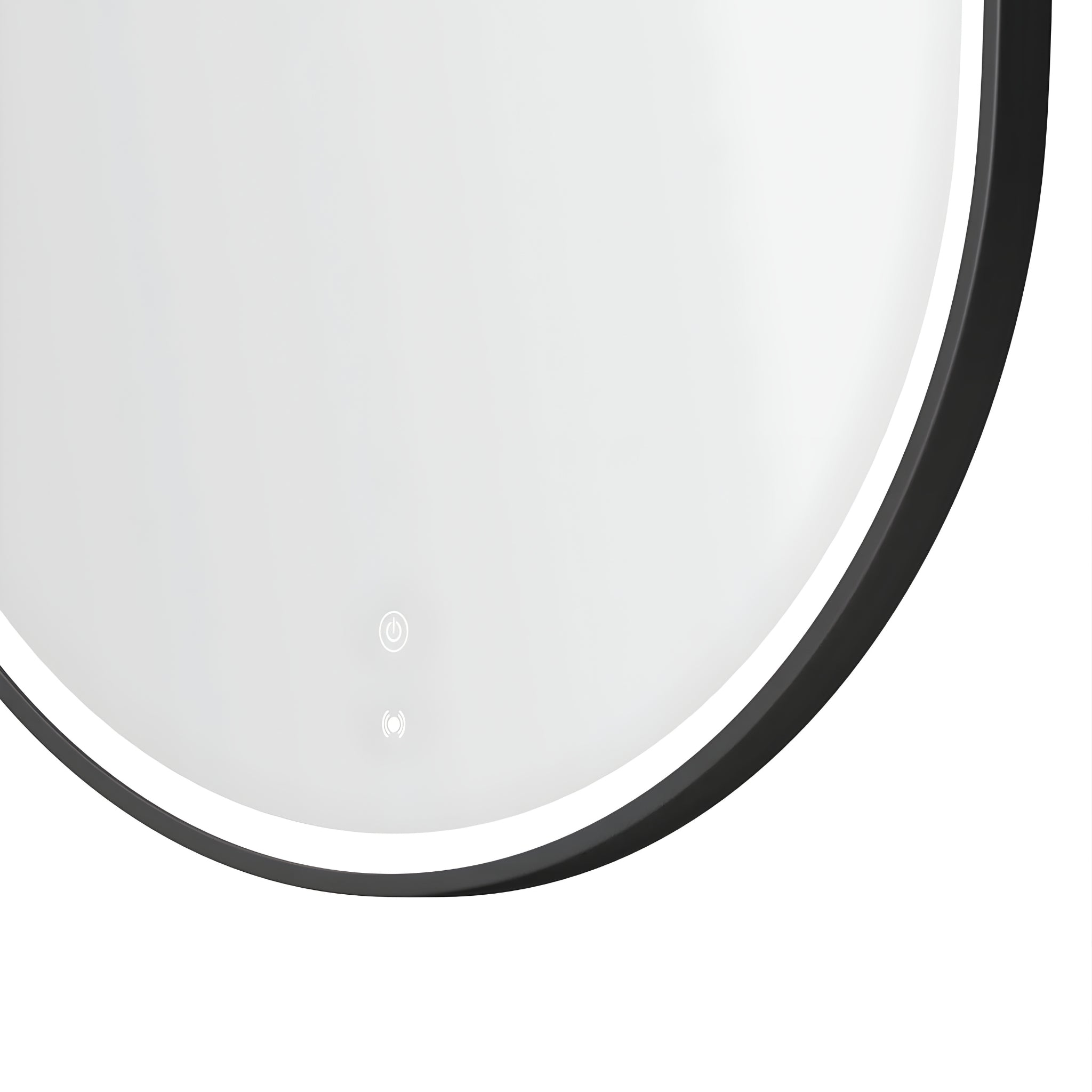 OTTI NOOSA FRAMED LED MIRROR MATTE BLACK 600X900MM