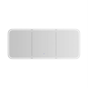 OTTI NEWPORT NATURAL OAK LED SHAVING CABINET WITH POWERPOINT 1800X750MM