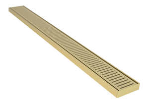 AQUAPERLA FLOOR GRATE MATTE YELLOW GOLD (AVAILABLE IN 300X100X14MM AND 300X100X26MM)