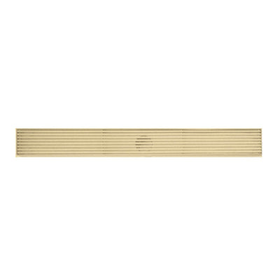 POSEIDON FLOOR GRILL DRAIN OUTLET GOLD 80MM (AVAILABLE IN 600MM, 800MM, 900MM, 1000MM AND 1200MM)