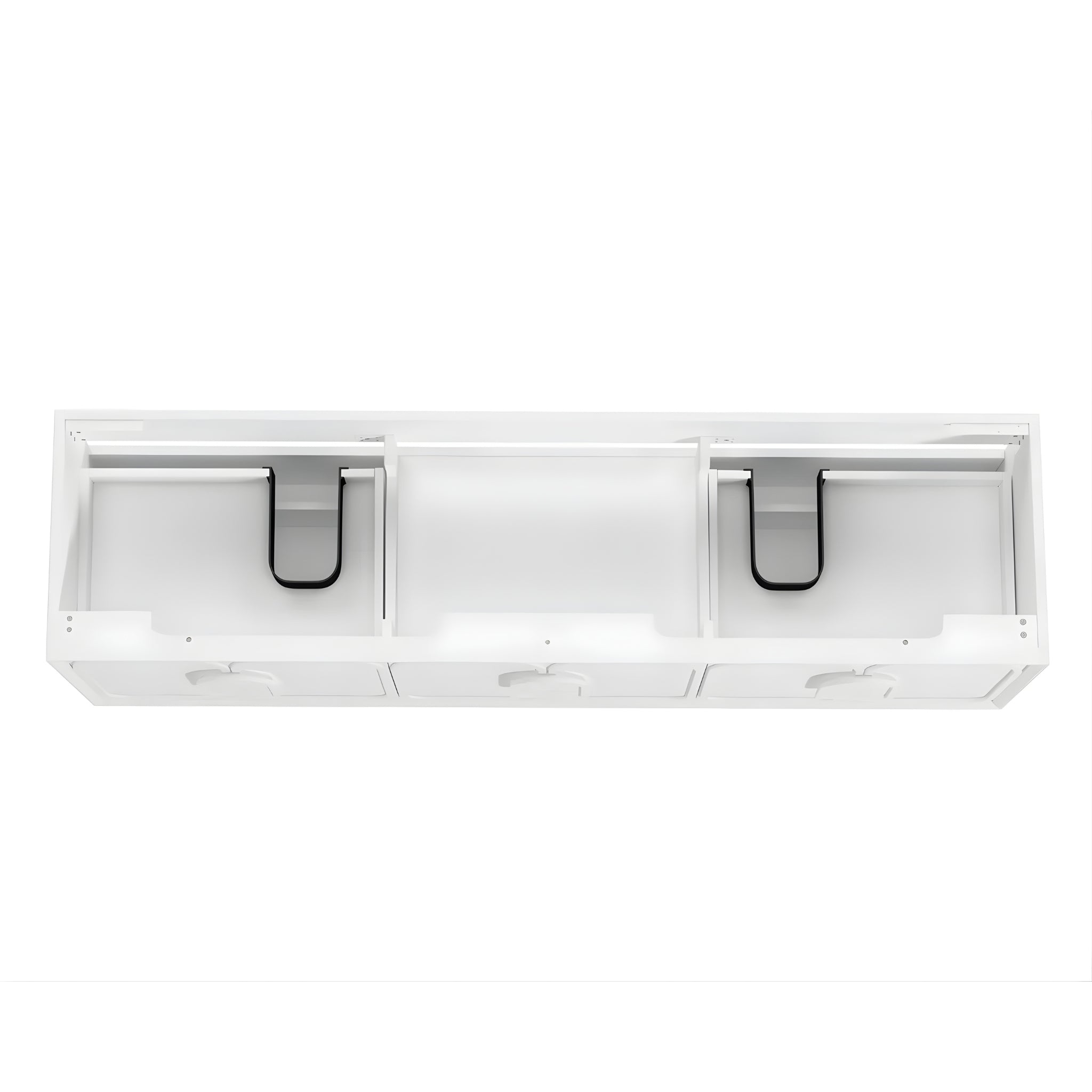 OTTI LAGUNA MARK II MATTE WHITE 1800MM DOUBLE BOWL WALL HUNG VANITY