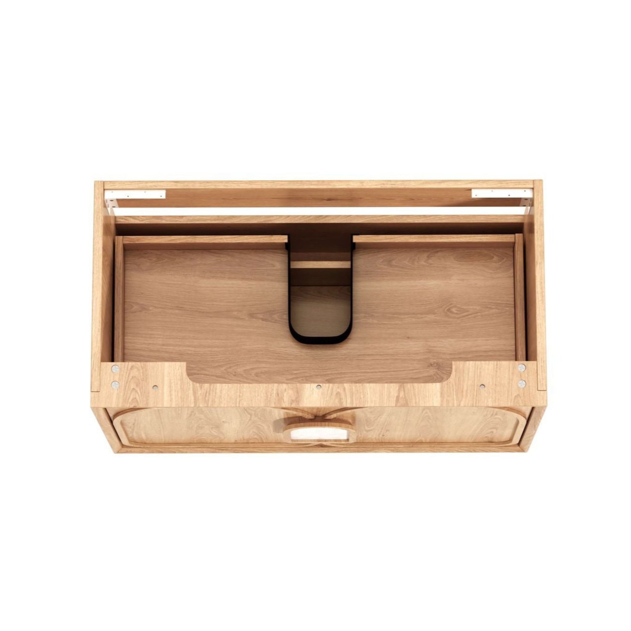 OTTI LAGUNA MARK II WOODLAND OAK 900MM SINGLE BOWL WALL HUNG VANITY