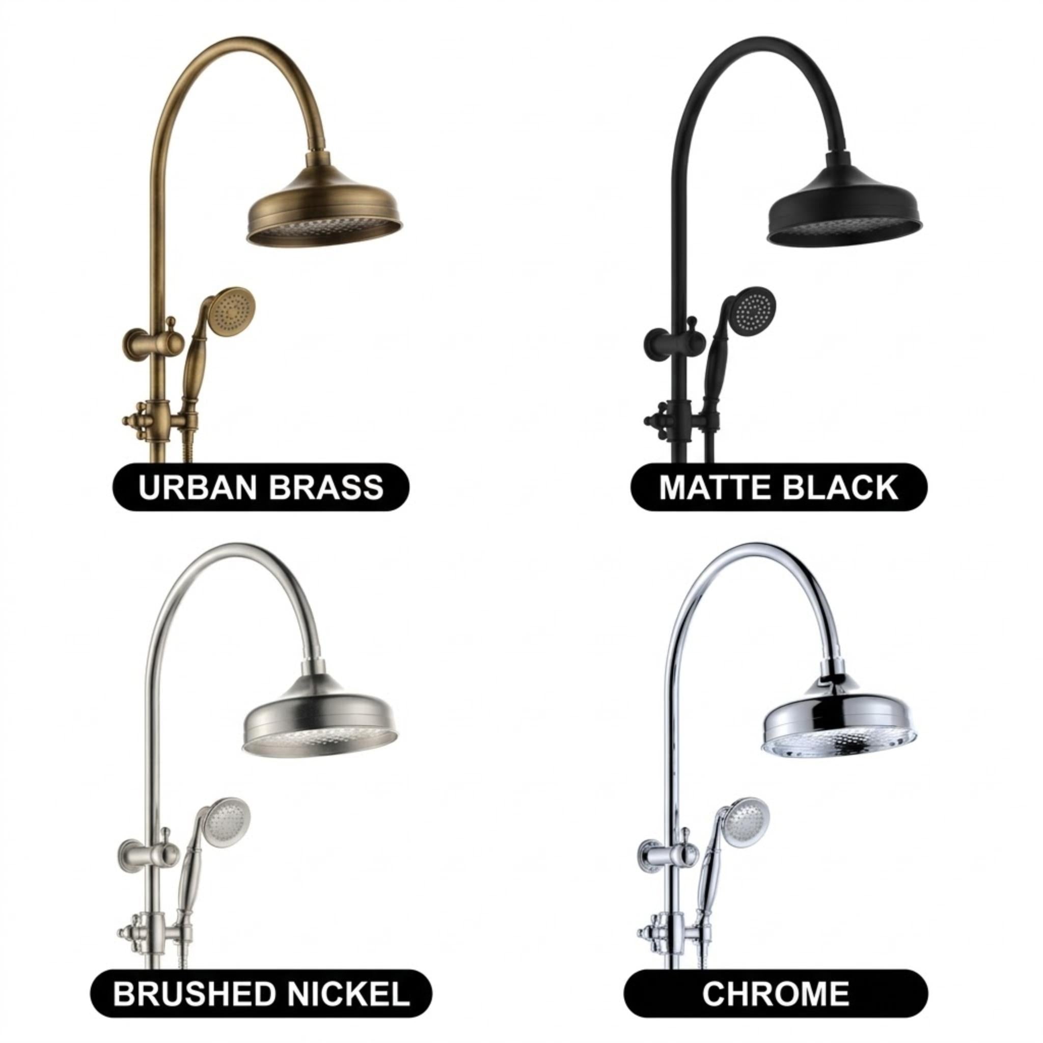FIENZA LILLIAN TWIN SHOWER CHROME