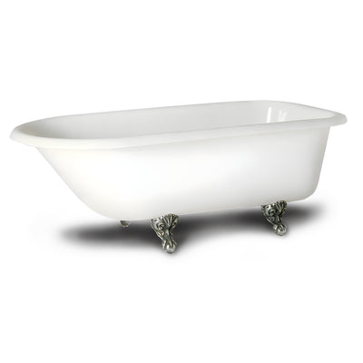 BROADWAY LIONESS CLAWFOOT BATHS WHITE (AVAILABLE IN 1525MM AND 1680MM)
